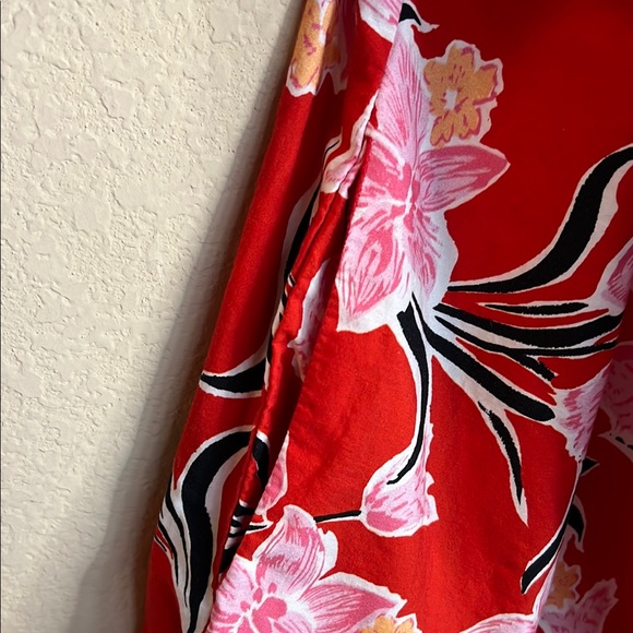 Free People Sz Medium Gardenia Floral Off The Shoulder Tunic Dress MSRP: $128 - Picture 9 of 13